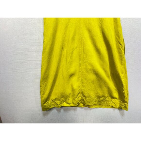Ophelia Roe Womens Shift Tank Dress Size S Yellow Sleeveless Casual Summer Chic - Picture 10 of 11